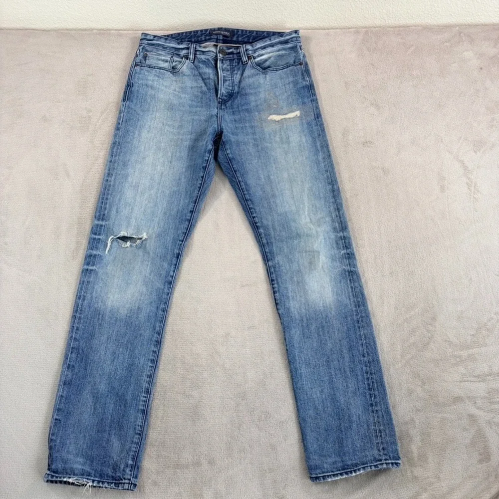 Banana Republic Premium‎ Patchwork Distressed Selvedge Jeans in Blue Men 34x34
